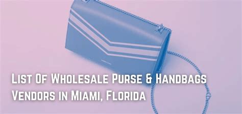 wholesale bags miami fl